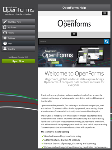 OpenForms screenshot 2