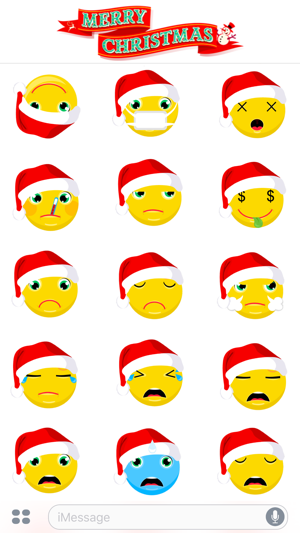 Merry Christmas & Happy New Year 2017 - Cute Emoji(圖4)-速報App