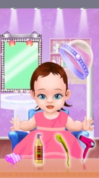 Babysitter Hairstyles Salon Girls Games Captura de tela 4