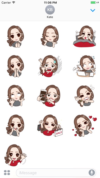 Adelina Pretty Girl Sticker