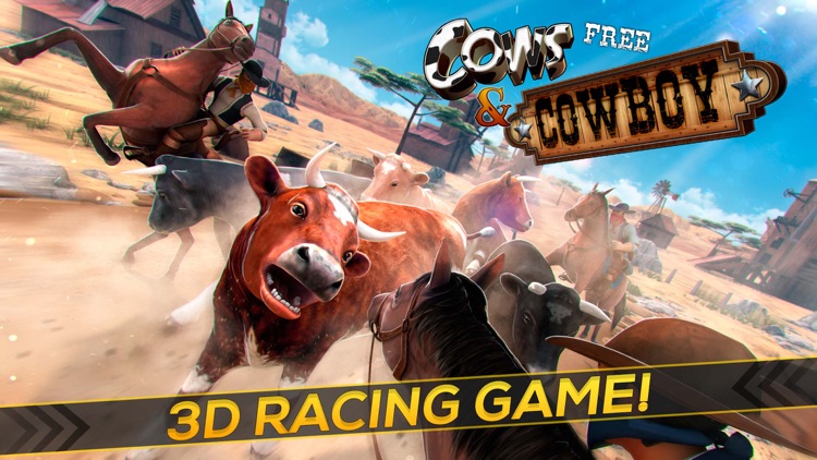Cows & Cowboy Game . Funny Cow Simulator Games