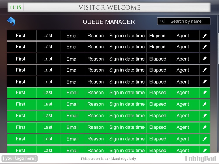 LobbyPad Visitor Queue Manager and Smiley Feedback screenshot-3