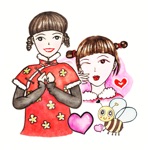 Come On Girls Holiday Stickers