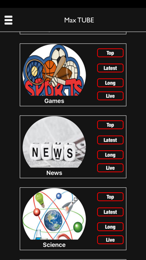 Max Tube LIVE - Sport, Games & Entertain