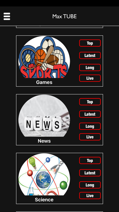 How to cancel & delete Max Tube LIVE - Sport, Games & Entertainment from iphone & ipad 1