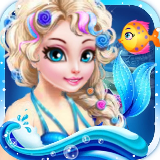 Mermaid princess - makeover salon girly games