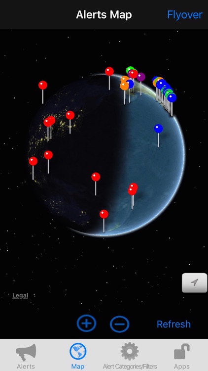 World Earthquake with NOAA Radar 3D