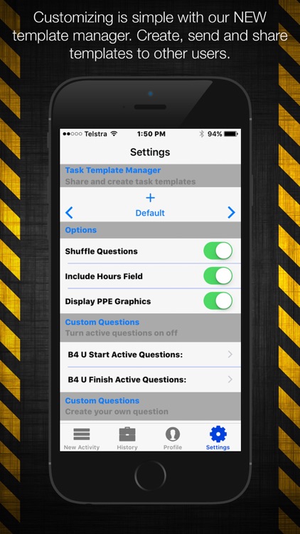 B4 U Start - JSA Checklist