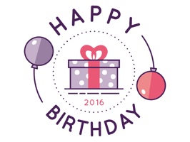 Birthday Party Stickers by Kappboom