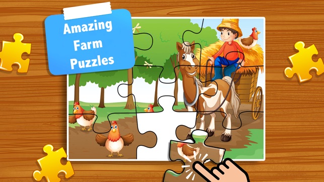 Farm Animals Puzzle for Kids New(圖1)-速報App