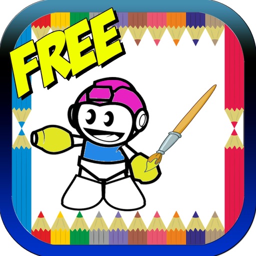 Coloring Book For Mega Man iOS App