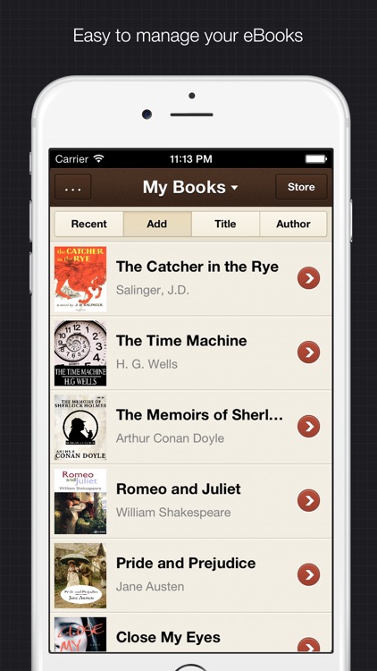 YiBook - elegant ebook reader for epub & txt