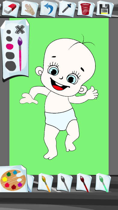 How to cancel & delete Baby Coloring Book App from iphone & ipad 4