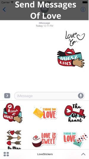 Love Stickers - Share Your Feelings