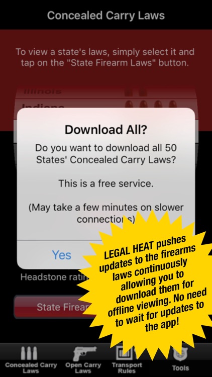 Legal Heat - 50 State Guide to Firearm Law