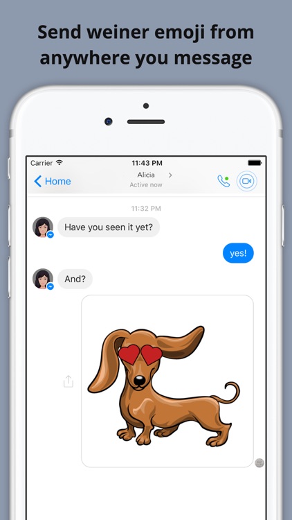 Weinermoji - Dachshund Emoji & Stickers screenshot-3