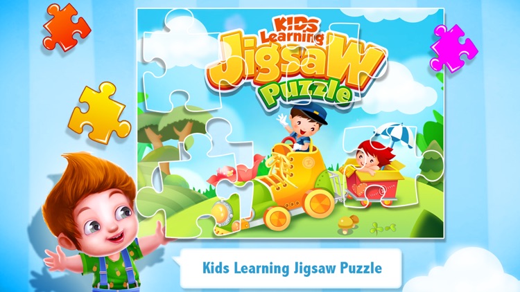 Kids Learning Jigsaw Puzzle