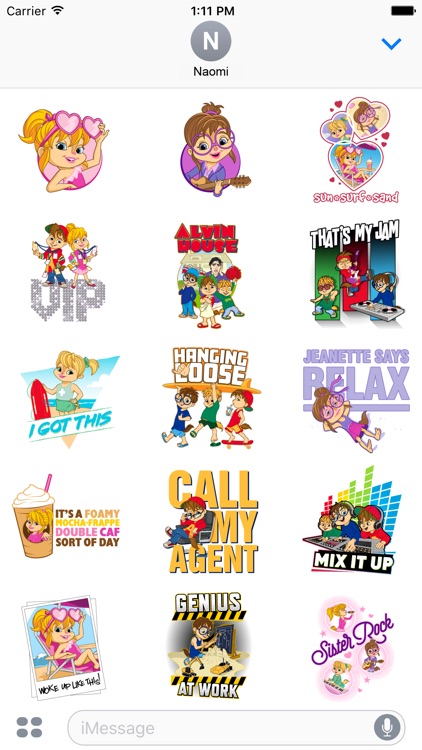 Alvin and the Chipmunks Stickers screenshot-3