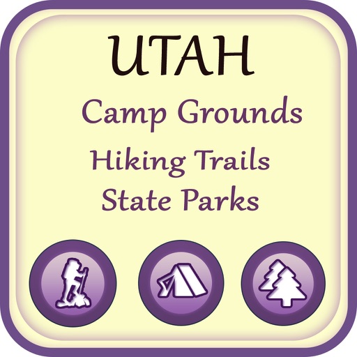 Utah Campgrounds & Hiking Trails,State Parks icon