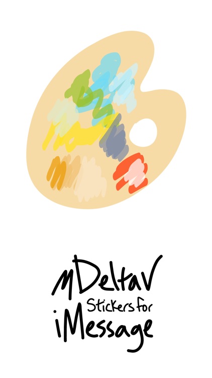 Painter artist sticker - art stickers for iMessage