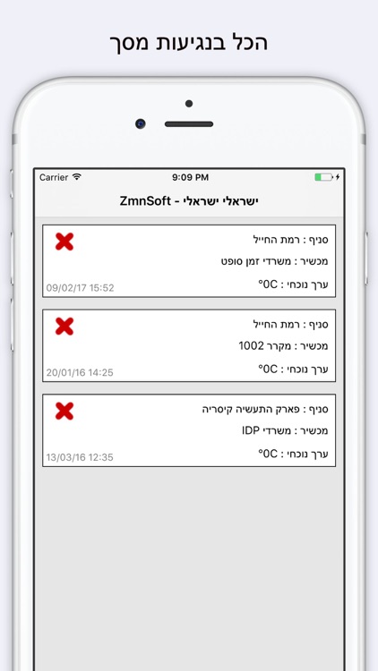 zMonitor-ניטור הטמפרטורה בידים