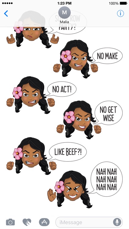 Animated Hawai'i Pidginmoji - Wahine