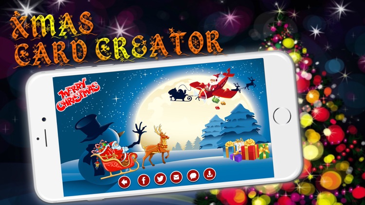 Merry Christmas Card Maker: Make Santa Claus Cards screenshot-4