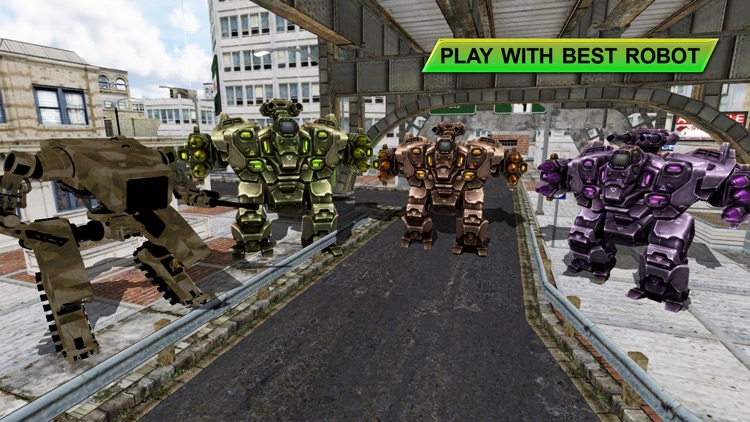 Iron Robot Shooting Battle screenshot-4