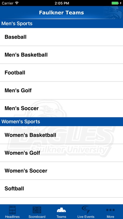 Faulkner University Athletics screenshot-3