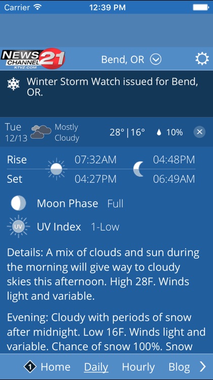 KTVZ NewsChannel 21 Local Alert Weather App