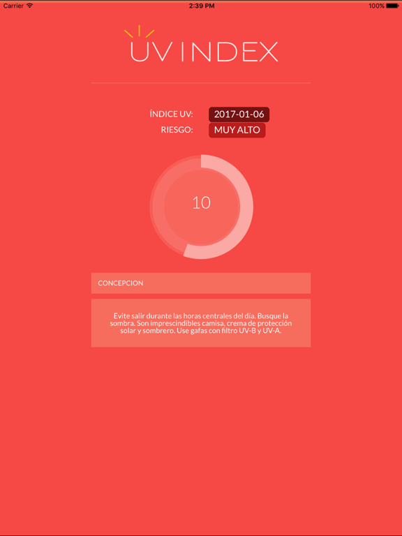 Screenshot #4 pour UV Index Chile