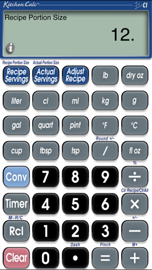 KitchenCalc Pro Culinary Math & Recipe Calculator(圖1)-速報App