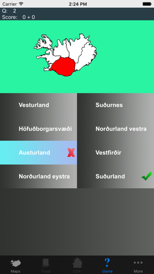 Iceland Region Maps and Capitals(圖2)-速報App