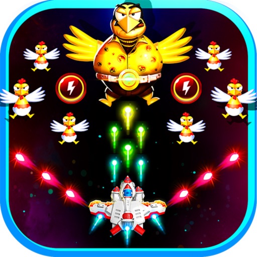 Chicken Fighter Ship -  Earth Defense iOS App