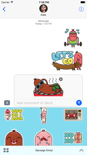 Sausage Emoji(圖2)-速報App