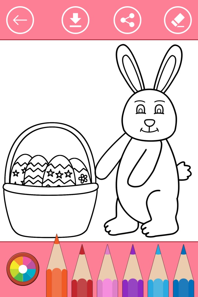 Easter Coloring Book for Children: Learn to color screenshot 4