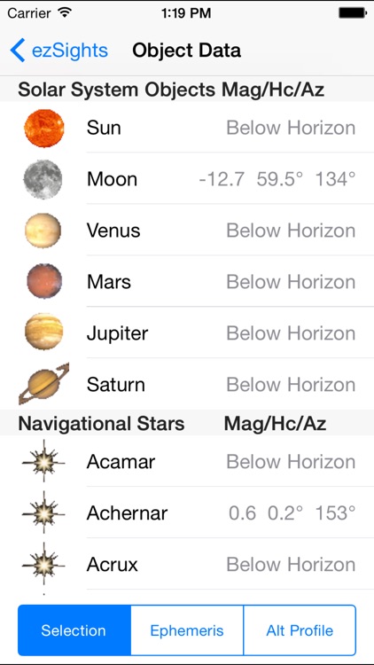 ezSights Celestial Navigation