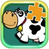 Cow Jigsaw Puzzles Games For Kids Educational