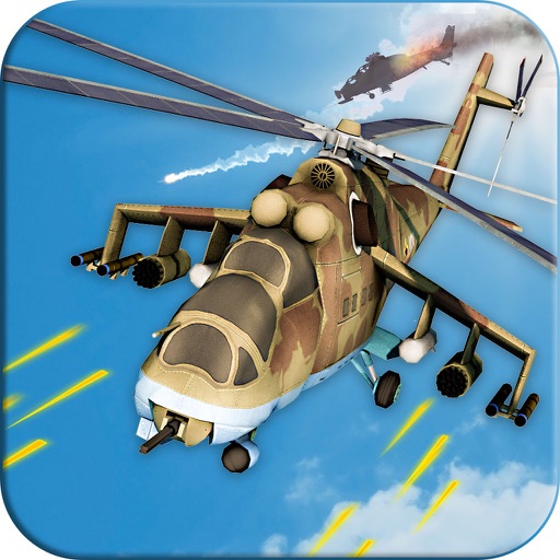 Gunship Air Battle : Helicopter War game 2017 icon