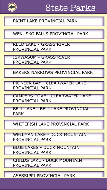Manitoba Campgrounds & Hiking Trails,State Parks screenshot-4
