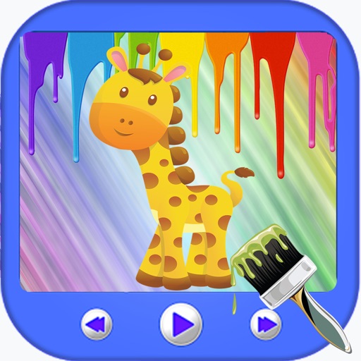 Paint Giraffe Kids Smart Version iOS App