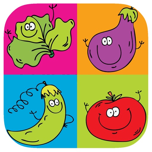 Draw Vegetable Coloring Page Games For Children iOS App