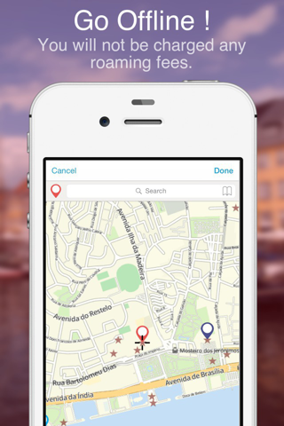 Lisbon Offline Map : Maps in motion screenshot 3
