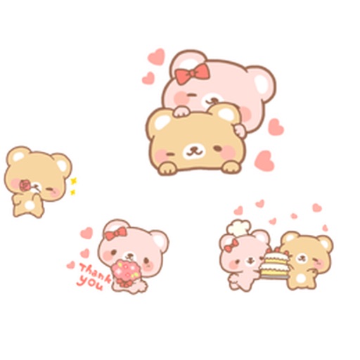 Love Of Cute Bears Sticker icon