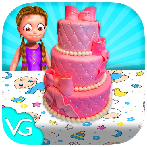 Baby Shower Party Cake Maker - Real Cake Designer icon