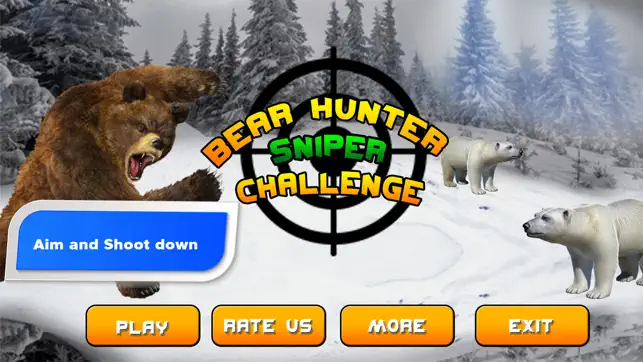 Bear Hunter Sniper Challenge, game for IOS