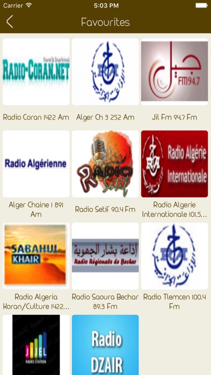 Algeria Radio - Live Algérie Radio Stations