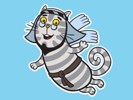 Take a pinch of high spirits thanks to "Flying animals" stikers