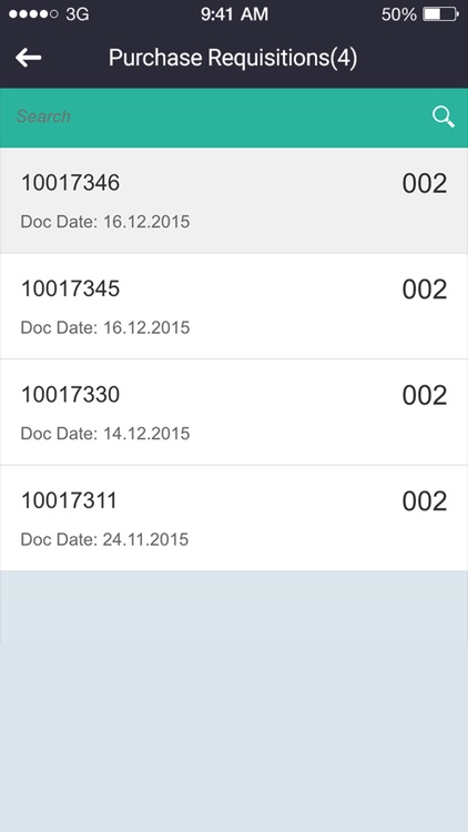 Purchase Requisition Approvals