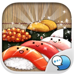 Japanese Food Stickers Emoji Keyboard By ChatStick